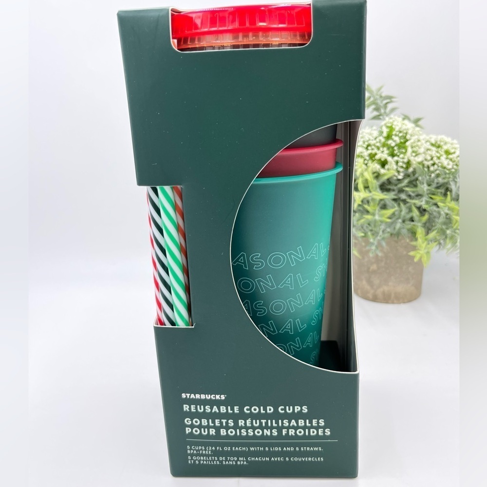 LIMITED EDITION HOLIDAY 2019 STARBUCKS Reusable Cold Cups‎